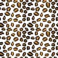 Leopard Print Repeat Pattern Golden Design vector