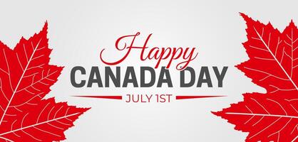 Happy Canada Day Illustration Background Banner vector