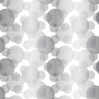 Elegant Silver Geometric Pattern Design on White Background with Circles vector