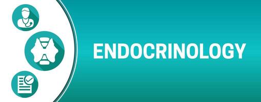 endocrinología médico antecedentes diseño vector