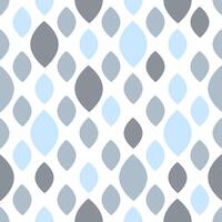 Gray and Blue Geometric Seamless Pattern Design on White Background vector