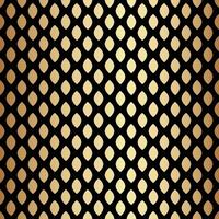 Gold Geometric Seamless Pattern Design on Black Background vector