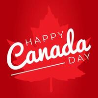 Happy Canada Day Illustration Background vector