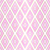 Pink Gold Seamless Pattern with Geometric Rhombus Shapes vector