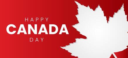 Happy Canada Day Illustration Background Banner vector