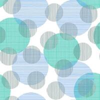 Geometric Pattern Design on White Background with Circles vector