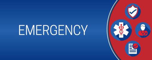 Emergency Illustration Background Design vector