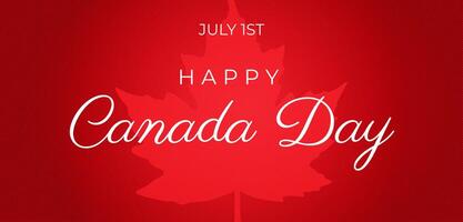 Happy Canada Day Illustration Background Banner vector