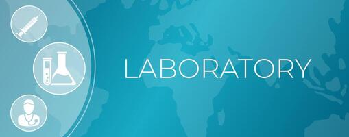 Laboratory Background Illustration Banner vector