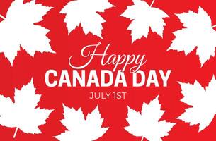 Happy Canada Day Illustration Background vector