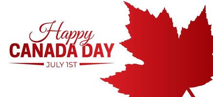 Happy Canada Day Illustration Background Banner vector