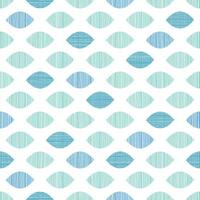 Blue and Green Textured Geometric Seamless Pattern Design on White Background vector