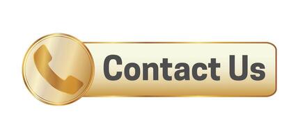 Contact Us Button vector