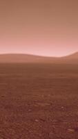 red Planet Mars like landscape video