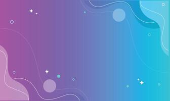 modern Wave abstract background with a blue and pink and green circles vector