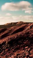 sanddünen bei sonnenuntergang in der sahara-wüste video