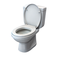 White Toilet on Transparent Background png