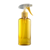 Amber Glass Spray Bottle With Mist Trigger Isolated on Transparent Background png