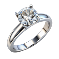 Diamond Ring on Transparent Background png