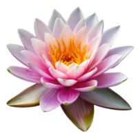 Blühen Rosa Lotus Blume mit ein transparent Hintergrund png