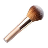 High-Quality Makeup Brush With Soft Bristles and Gold Handle on Transparent Background png