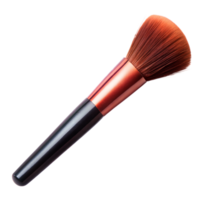 fermer de une Célibataire maquillage brosse avec une transparent Contexte png