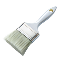Paint Brush With White Bristles on Transparent Background png