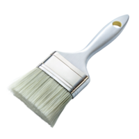 peindre brosse avec blanc poils sur transparent Contexte png