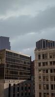 vista financiera del centro de la ciudad de boston durante el día video