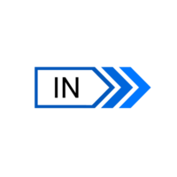 traffic in icon blue arrow element shape png