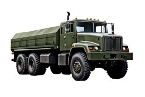 camouflage armée un camion clipart sur transparent Contexte png