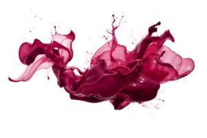 Maroon Paint Explosion on a transparent background. png