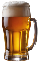 Glass of fresh beer png