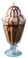 Fresh iced coffee with milk png