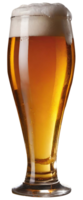 Glass of fresh beer png