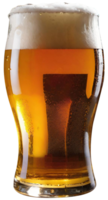 glas van vers bier png