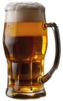 Glass of fresh beer png