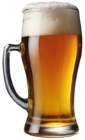 Glass of fresh beer png