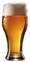 Glass of fresh beer png