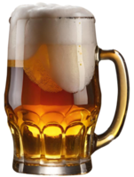 Glass of fresh beer png