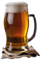 Glass of fresh beer png