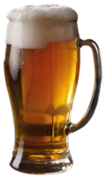 Glass of fresh beer png