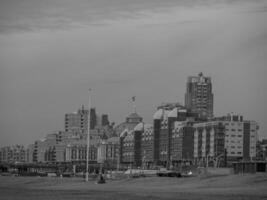 Scheveningen at the north sea in the netherlands photo