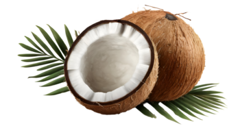 Illustration of coconut png