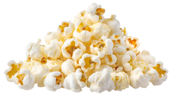 Realistic fresh popcorn png