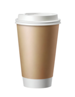 Illustration of coffee paper cup png