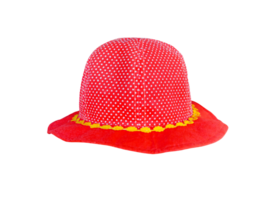 red children's bucket hat transparent png