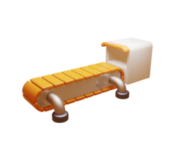 Cute mini conveyor belt with multiple viewing angles png