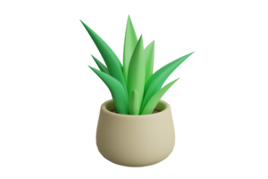Small plant pot png