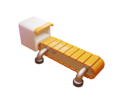 Cute mini conveyor belt with multiple viewing angles png